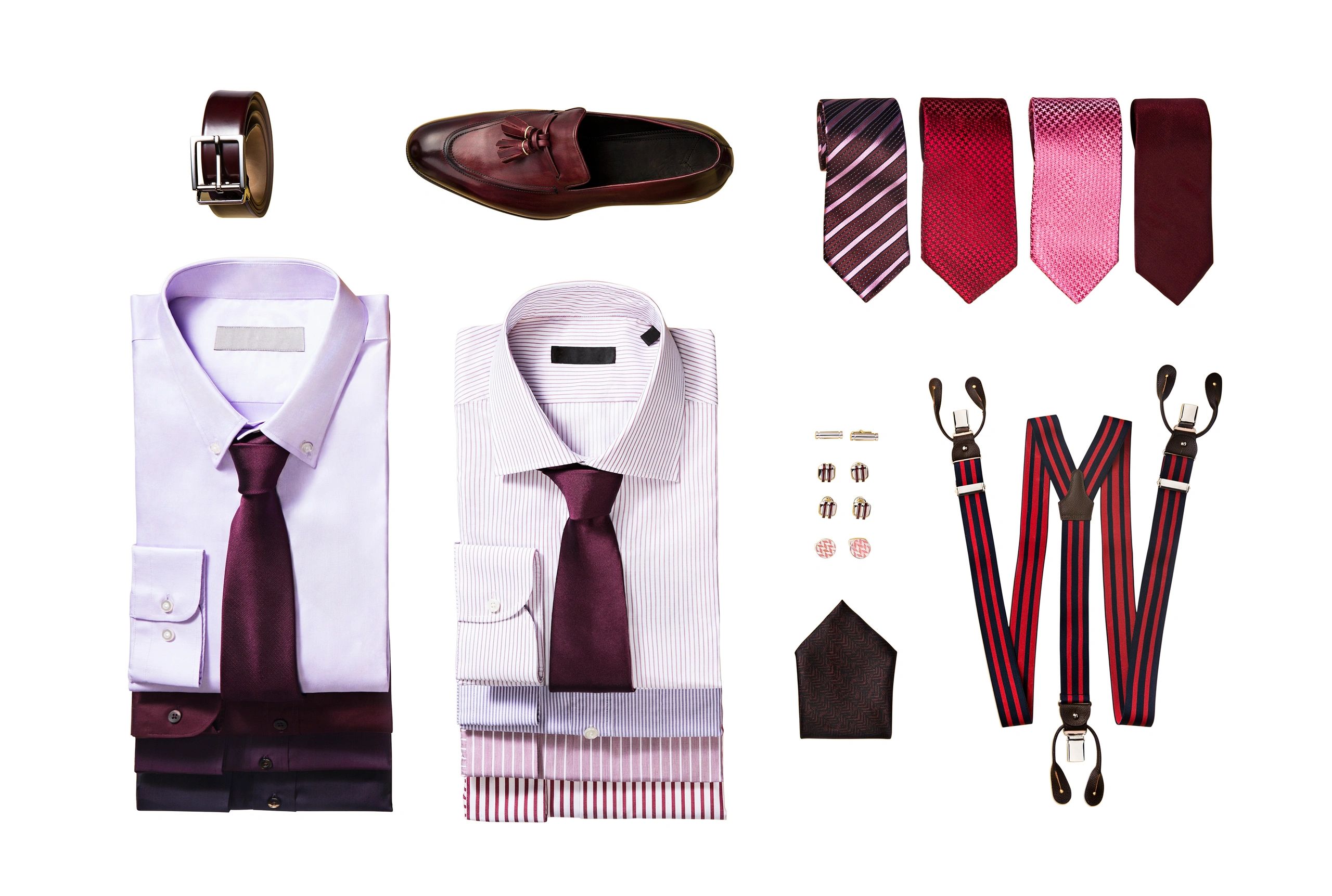 Curated men’s formal accessories